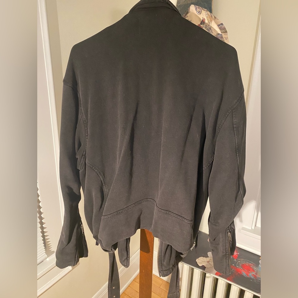 Free People Sweatshirt Moto Jacket - Picture 6 of 9